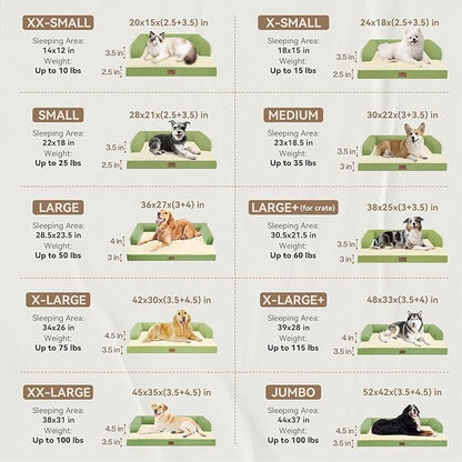 Large Dog Bed Orthopedic Washable - Image 2