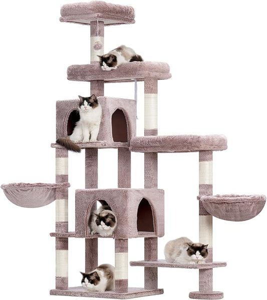 Hey-brother Cat Tree Tower, Scratching Posts by Hey-brother