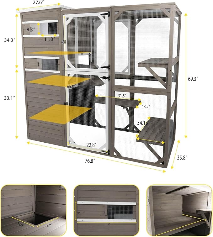 Gowoodhut Large Outdoor Catio Enclosures - Image 5