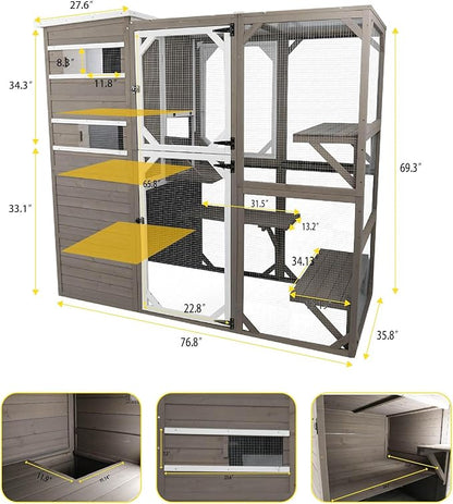 Gowoodhut Large Outdoor Catio Enclosures - Image 5