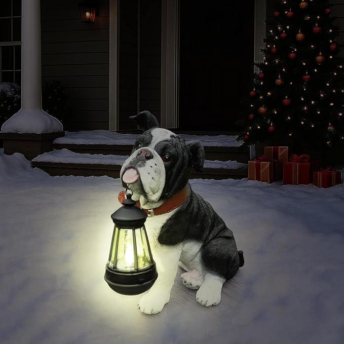English Bulldog Dog Garden Statue - Image 8