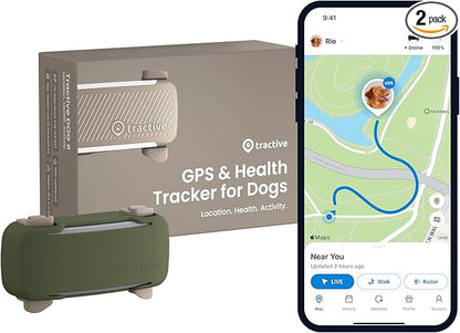 Tractive GPS Dog Tracker Real-time Pet Location Tracker | Health & Wellness by Tractive