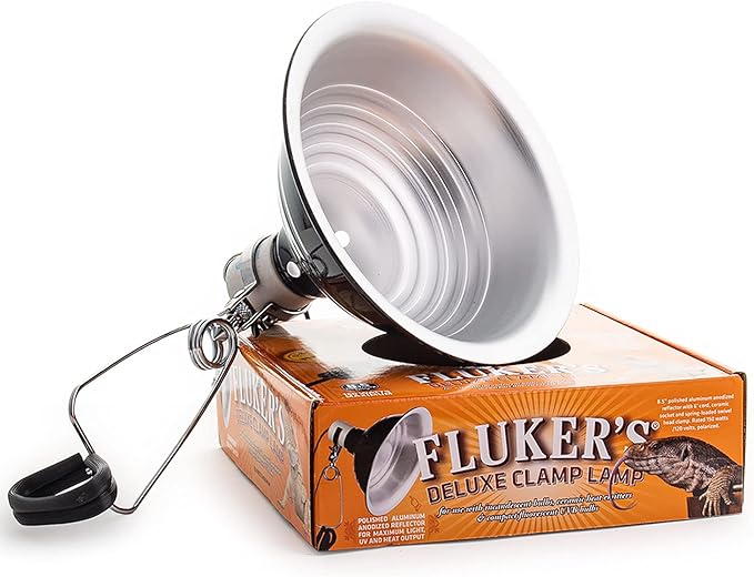 Fluker's Repta-Clamp Lamp, Heavy Duty Clamp Light by Flukers