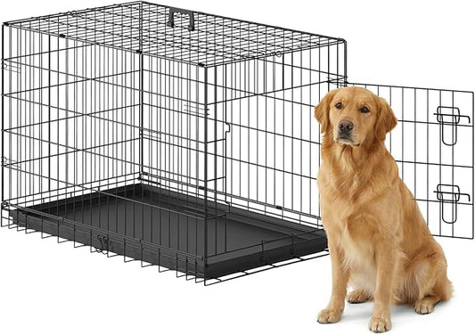 FDW 36" Foldable Metal Dog Crate by FDW