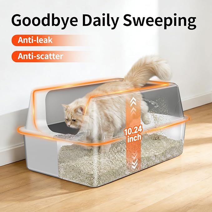 2 Pack XL Stainless Steel Litter Box - Image 2