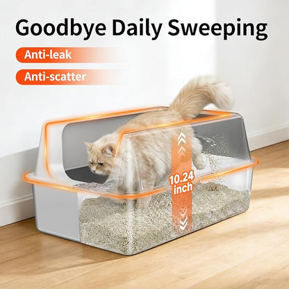 2 Pack XL Stainless Steel Litter Box - Image 2