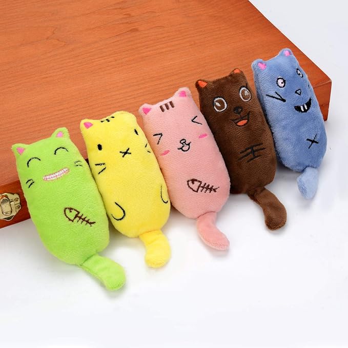 Legendog 5Pcs Catnip Toy, Cat Chew Toy Bite Resistant Catnip Toys - Image 6
