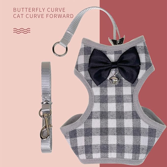 Cat Harness, Pet Escape Proof Walking Vest Strap, Adjustable Breathable Cat - Image 3