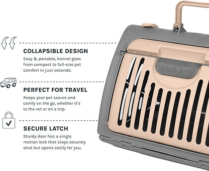 SportPet Designs Foldable Travel Cat Carrier - Image 4