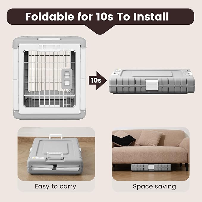 Collapsible Dog Crate for Large/Medium Dogs - Image 5