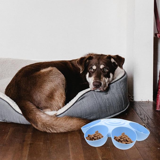 POPETPOP 2pcs Cat Food Water Bowls Plastic Dog Cat Feeder Bowls Multi- Feeder - Image 3