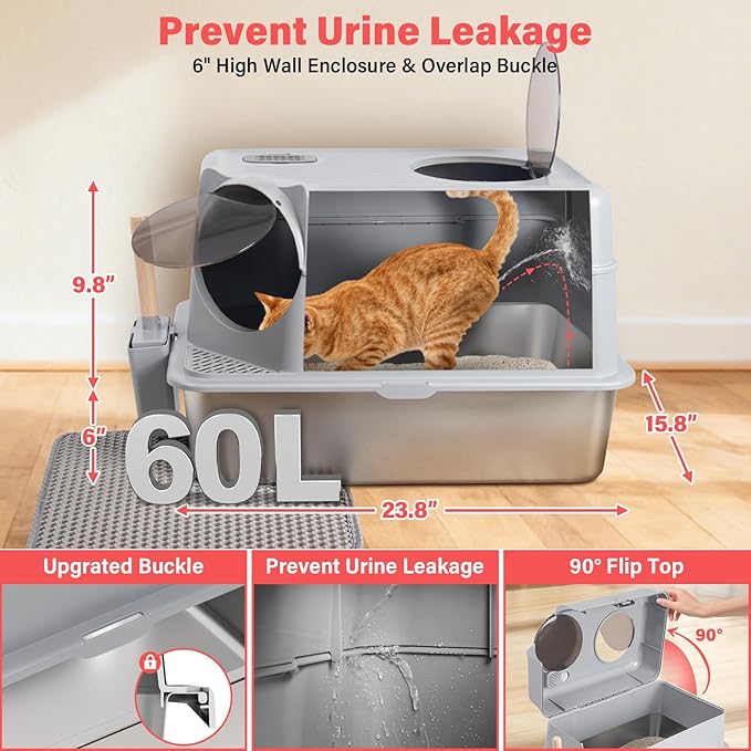Stainless Steel Litter Box - Image 2
