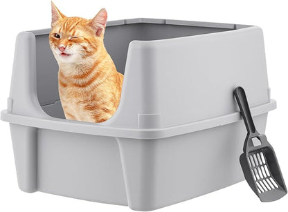 IRIS USA Cat Litter Box Large Open Top - Image 6