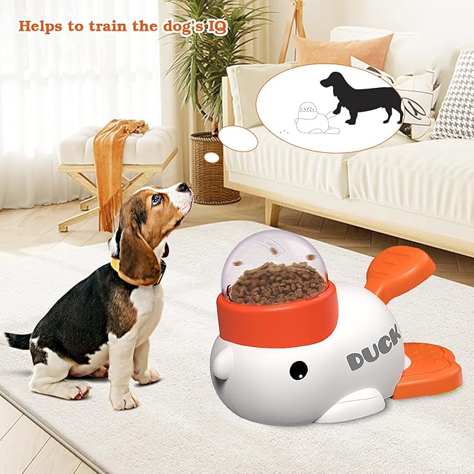 Dog Interactive Treat Dispenser Toy, Food Puzzle Slow Feeder - Image 4
