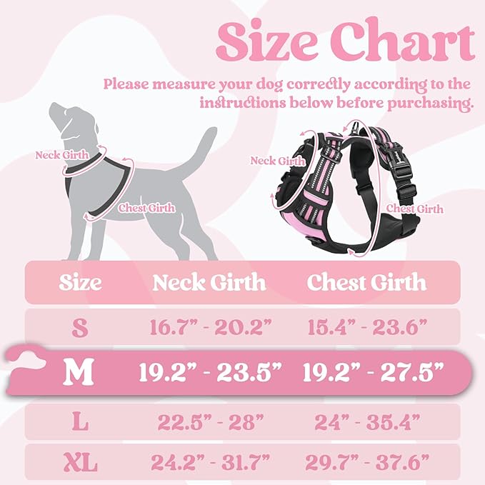 rabbitgoo Dog Harness Medium Sized, No Pull Easy On & Off - Image 2