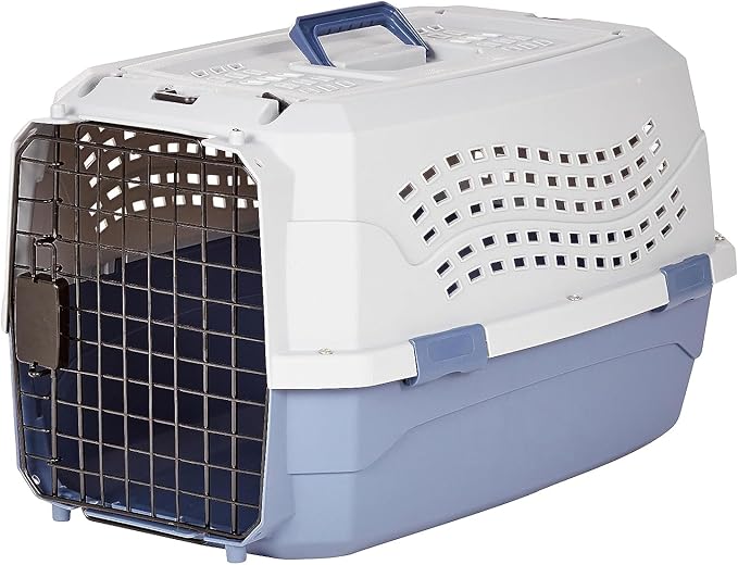 Amazon Basics Sturdy Portable 2-Door Top-Load Hard-Sided Pet Travel Carrier by AmazonBasics