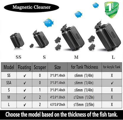 Carefree Fish Aquarium Super Strong Magnetic Cleaner - Image 8