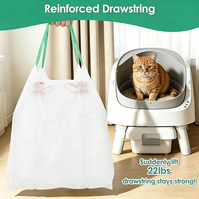Thickened Automatic Cat Litter Box Liner Bag, Extra Thick Leakproof, - Image 5