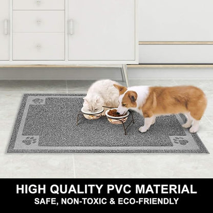 Pet Feeding Mat for Large Dogs and Cats 35" x 25" Flexible and Waterproof Dog - Image 7