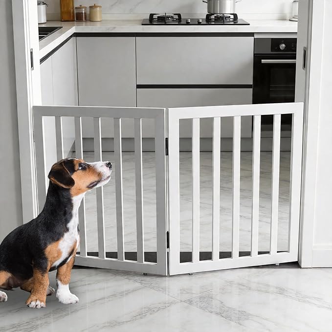 Dog Gate Indoor, Freestanding Dog Fence - Image 2