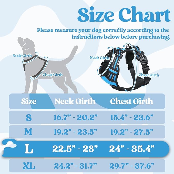rabbitgoo Dog Harness for Large, No Pull Easy On & Off - Image 2