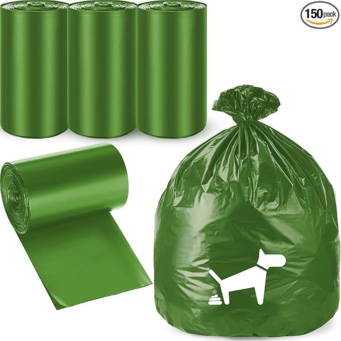 150 Pcs Dog Waste Poop Bags Dog Large Leak Proof Bags 26"x 33" Pet Waste by Weekgrat
