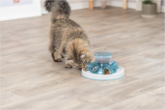 TRIXIE Tunnel Slow Feeder for Cats and Dogs, Interactive Cat Toy, Pet Food - Image 4
