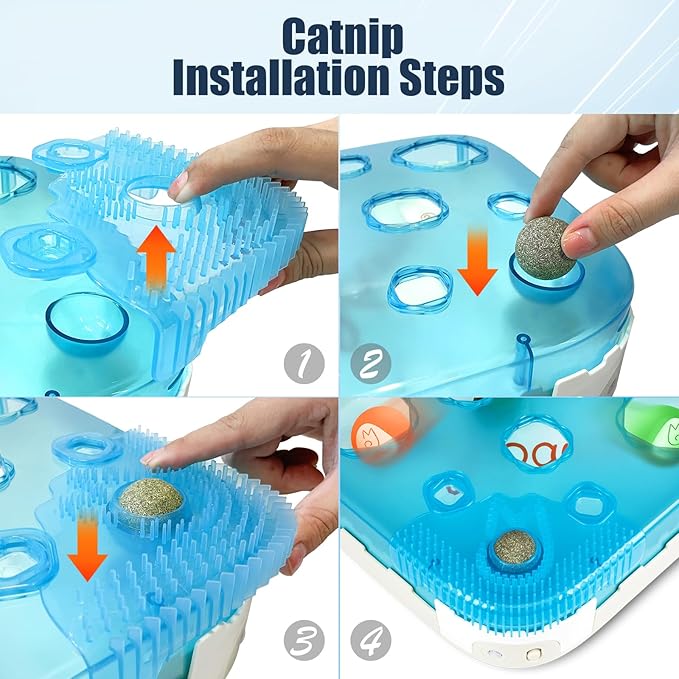 Migipaws 7-in-1 Interactive Cat Toy Motion Activated Indoor Playset - Image 8