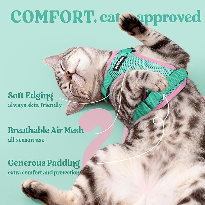 rabbitgoo Cat Harness and Leash Set, Escape Proof Kitten Harness - Image 4