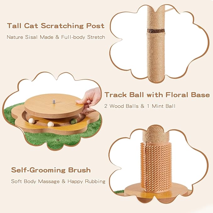 45" Tall Cat Scratching Post - Image 3