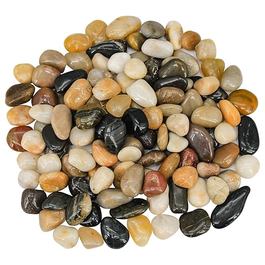 Succulent Rocks, Virekm River Rocks, Decorative Ornamental Pebbles Garden by VIREKM