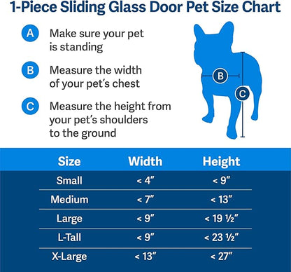 PetSafe 1-Piece Sliding Glass Pet Door - Image 4