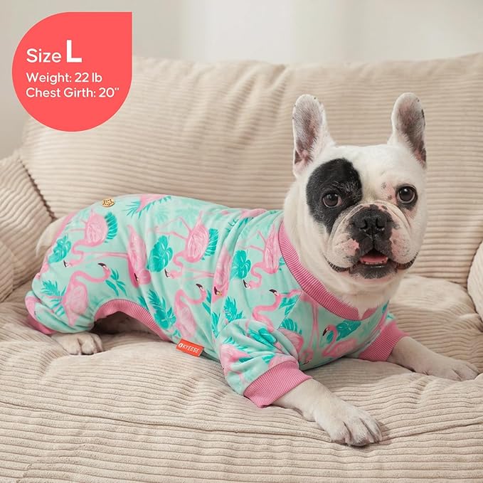 KYEESE Dog Pajamas Velvet Dog Pajamas Small Sized Dogs Soft Dogs Clothes Pet - Image 5