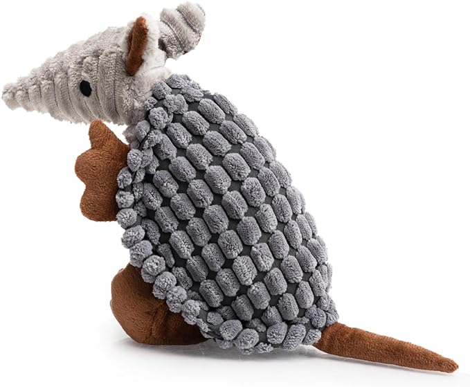 Hollypet Plush Dog Squeaky Toy Stuffed Armadillo Animal Pet Puppy Chew Toys by Hollypet