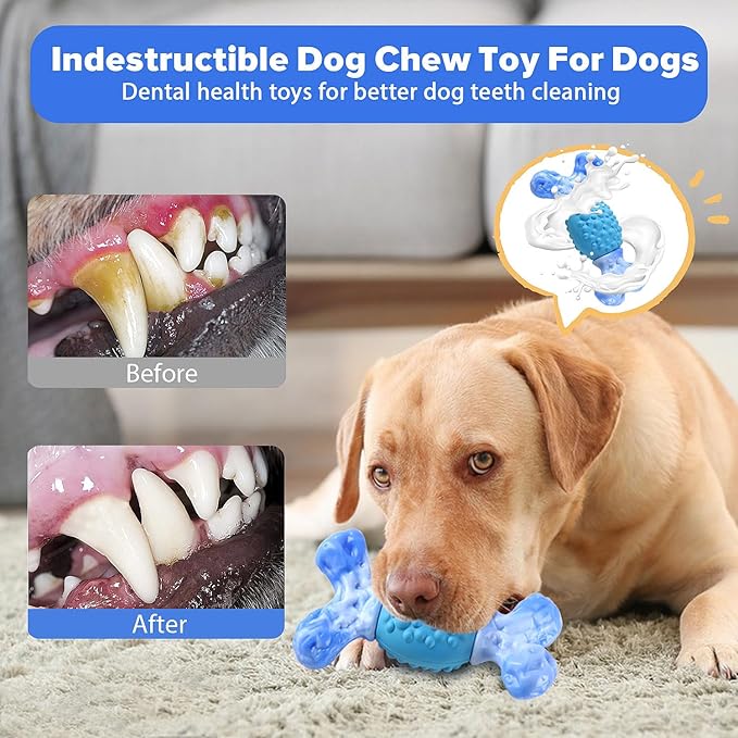 Rensh Tough Dog Chew Toys for Aggressive Chewers, Almost Indestructible Dog - Image 5