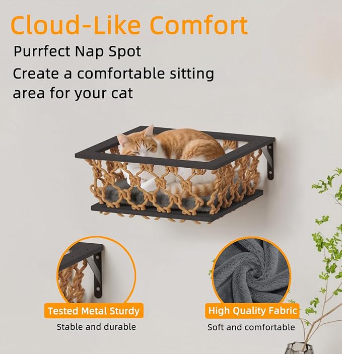 5-in-1 Cat Wall Shelves Set - Image 5