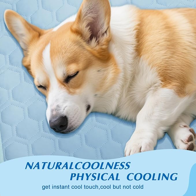 Cooling Mat for Dogs, Thick Breathable Dog Cooling Mat Q-MAX>0.45, Dog Cooling - Image 8
