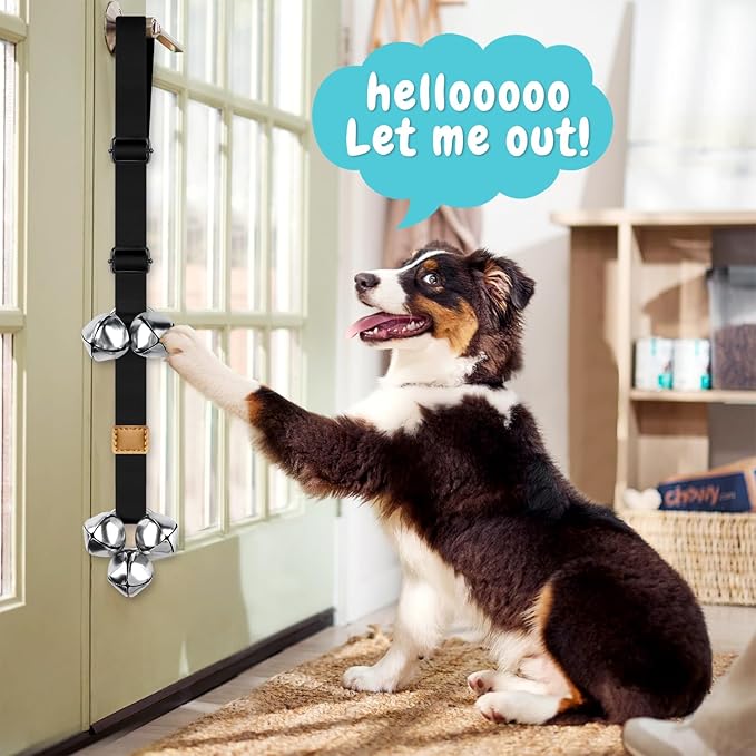 COOYOO Dog Doorbells, Adjustable Potty Training Dog Bells, Upgraded - Image 2
