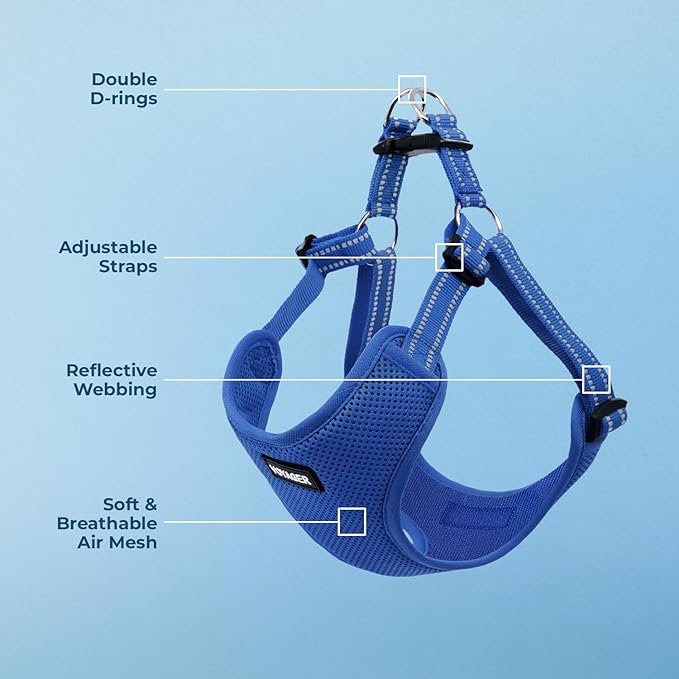Best Pet Supplies Voyager Adjustable Step-in Flex Breathable Mesh Dog Harness - Image 3