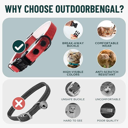 OutdoorBengal Pink Breakaway Kitten Collar - Image 3