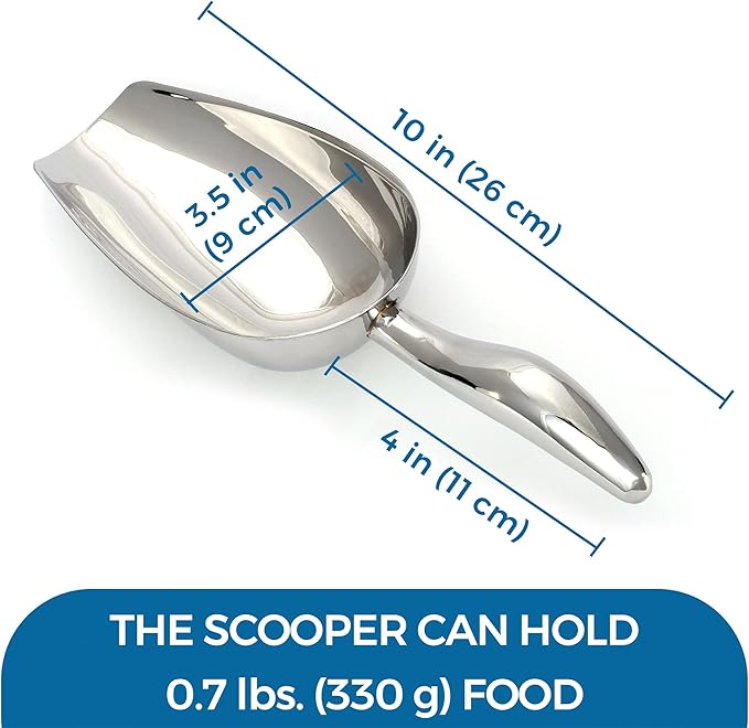 SunGrow Large Cat Litter and Food Scoop, Life Transforming 2-in-1 Scooper - Image 7