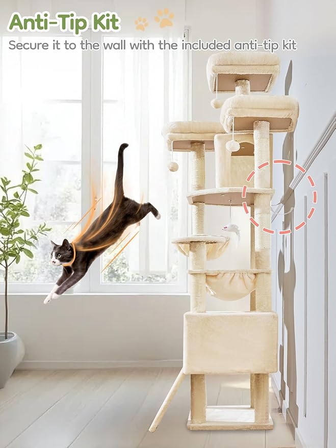 Taoqimiao 76-Inch Cat Tree - Image 7