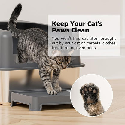 Booche Cat Ramp for Litter Box Elevated Litter Ramp for Cat Litter Boxes - Image 8