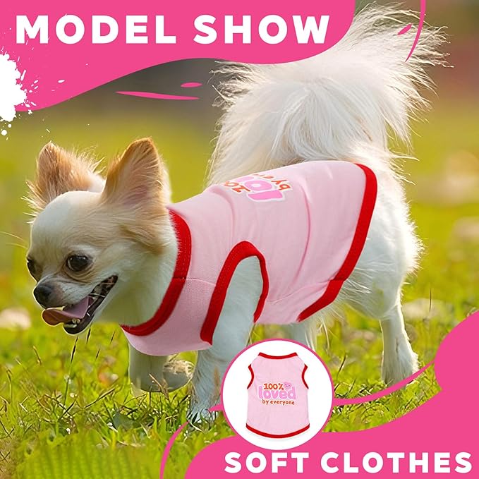 4 Pieces Chihuahua Clothes Cute Dog Clothes - Image 2