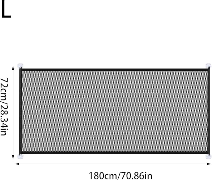 Fence – Portable Foldable Barrier, Punch Free Safety Net | Indoor Home - Image 6