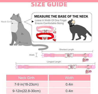 EXPAWLORER Soft Velvet Safe Cat Collars - Image 2