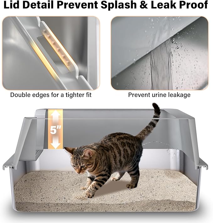 Stainless Steel Cat Litter Box - Image 6