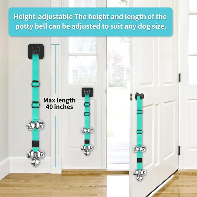 COOYOO Dog Doorbells, Adjustable Potty Training Dog Bells, Upgraded - Image 7