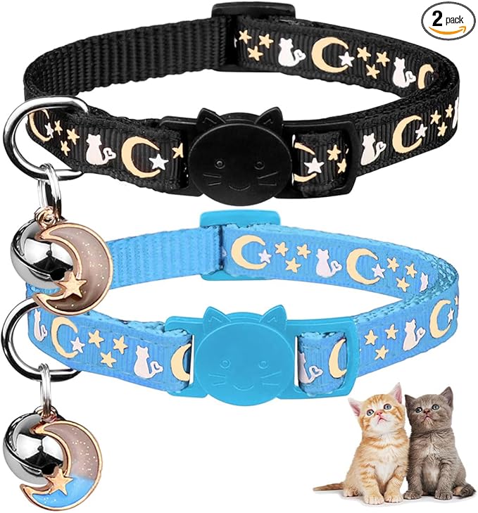 Baeuppit 2PCS Breakaway Cat Collars by Baeuppit