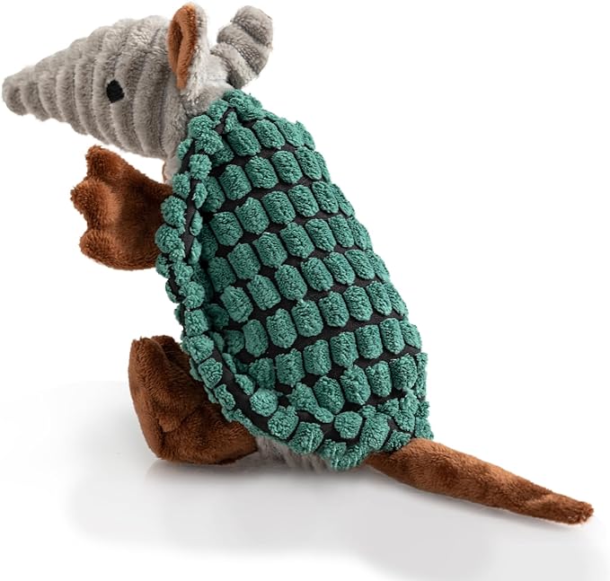 Hollypet Plush Dog Squeaky Toy Stuffed Armadillo Animal Pet Puppy Chew Toys by Hollypet